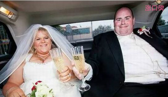 世界上最胖的夫妻，都柏林新婚夫妻体重共达318公斤